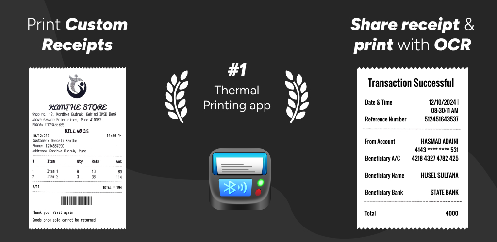Bluetooth Mini Thermal Printer