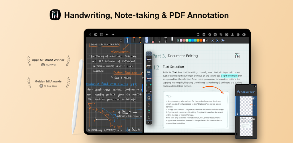 Notein Notes: Handwriting PDF